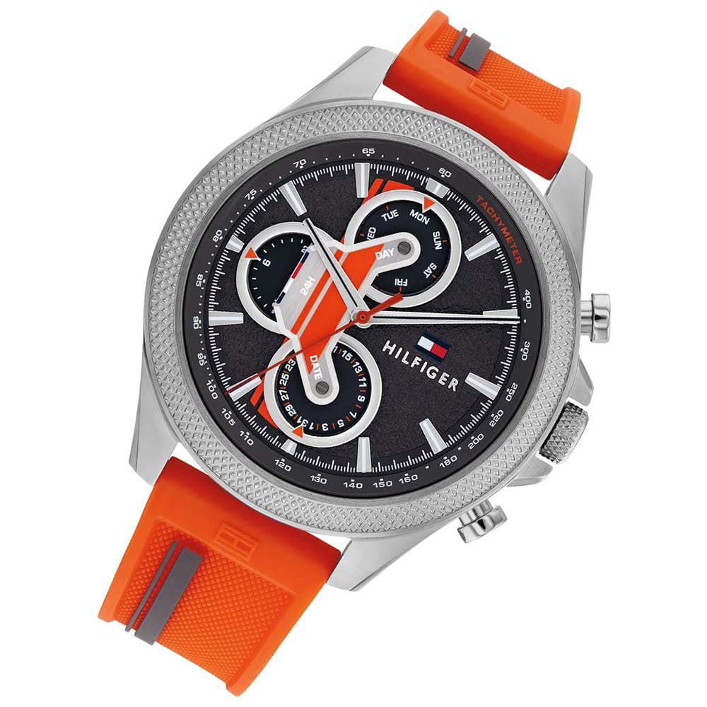 Montre homme Tommy Hilfiger originale, grande taille, sport, référence 1792084