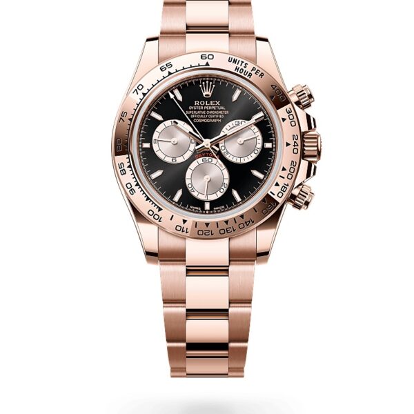 Rolex
Cosmograph Daytona
40 mm, Or Everose 18 ct
RMC: M126505-0001