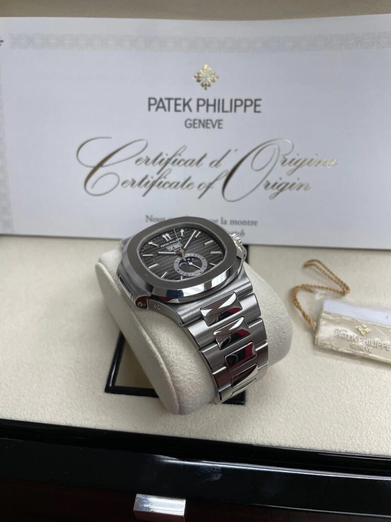 Patek Philippe Nautilus Annual Calendar Moon Phase Steel – Image 3