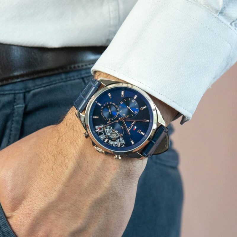 Montre Tommy Hilfiger 1710451, bleu, bracelet. – Image 2