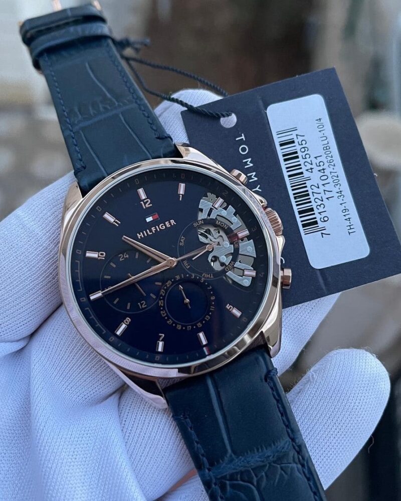 Montre Tommy Hilfiger 1710451, bleu, bracelet. – Image 5